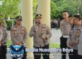 Kapolres Nganjuk Pimpin Apel Gelar Pasukan Pengamanan Pengesahan IKSPI di Madiun 