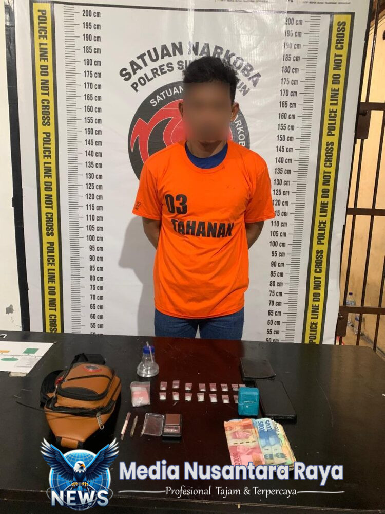 5,88 Gram Sabu Diamankan, Sat Narkoba Polres Simalungun Gencar Tekan Peredaran Narkoba