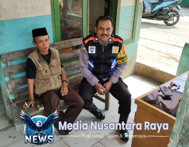 Bhabinkamtibmas Wilayah Hukum Polsek Parungpanjang Polres Bogor Silahturahmi Ajak Jaga Kondusifitas Cegah Gangguan Kamtibmas