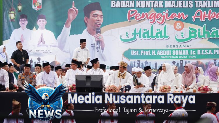 Polres Lampung Utara Gelar Pengamanan Jalanya Ceramah Agama Ustadz Abdul Somad
