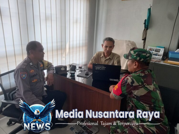 Sinergitas TNI Polri Wilayah Hukum Polsek Dramaga Polres Bogor Giat Cooling Sistem Sambang Ke Kantor Satpol PP Dialog Ajak Jaga Kondusifitas Cegah Gangguan Kamtibmas