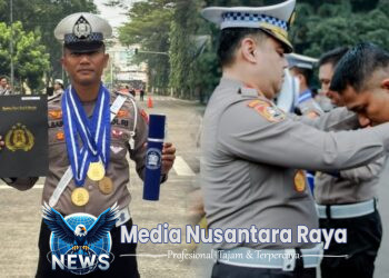 Tak Tangung-Tanggung, Personel Satuan Lalulintas Polsek Cikarang Pusat Sabet Tiga Penghargaan di Dikbangspes Lantas 2025
