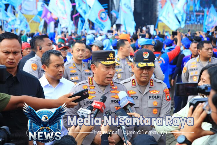 Hadiri Hari Buruh di Monas, Kapolri Tegaskan Beri Pengamanan-Pelayanan Maksimal May Day