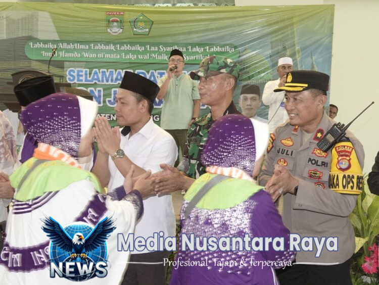 Polres Lampung Tengah Amankan Pemberangkatan 387 Jamaah Haji Kloter Pertama