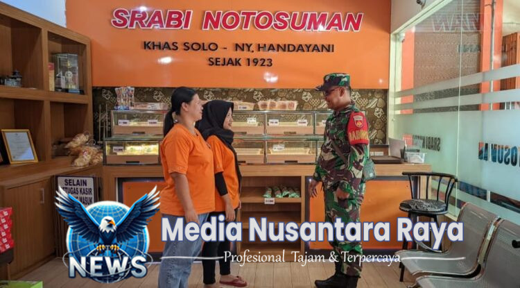 Babinsa Kratonan Sambangi dan Support Usaha Kuliner Khas Solo