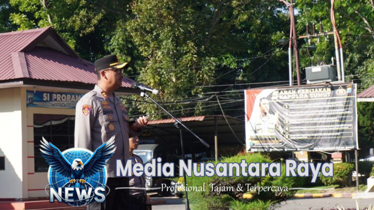 Kapolres Langkat Pimpin Langsung Apel Siaga 1 May Day 2025