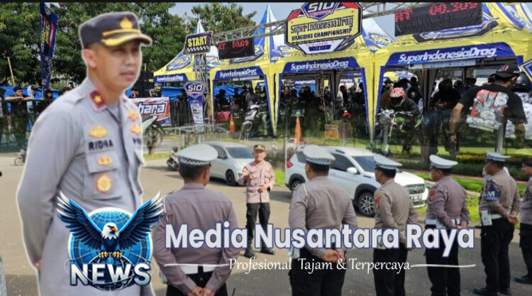 Kapolsek Cikarang Selatan Instruksikan Pengamanan Ketat dan Humanis di Event Drag Bike Meikarta