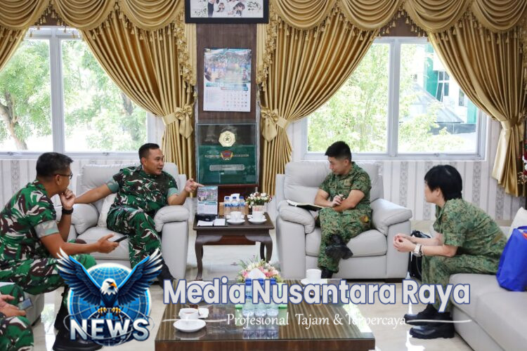 Pangdam I/BB Terima Atase Darat Singapura, Bahas Rencana PIP dan Penguatan Kerja Sama