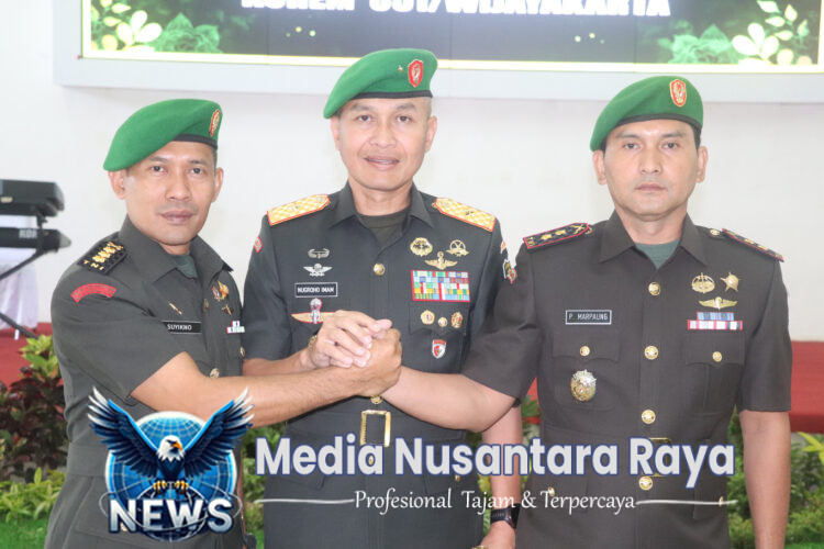 Danrem 051/WKT Pimpin Sertijab Dandim dan Kasi Korem 051/WKT
