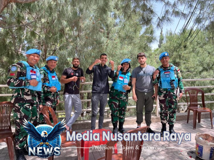 Satgas CIMIC XXXI-O Laksanakan Liaison Activity melalui Kegiatan KLE di Al Qulaylah Lebanon