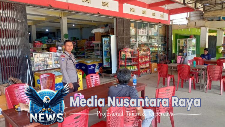 Jaga Kamtibmas Yang Kondusif Bhabinkamtibmas Polsek Kuala Behe Rutin Lakukan Patroli