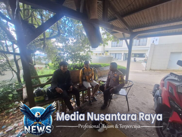 Sambang Dialogis Bhabinkamtibmas Desa Tugu Utara Berikan Himbauan Kamtibmas