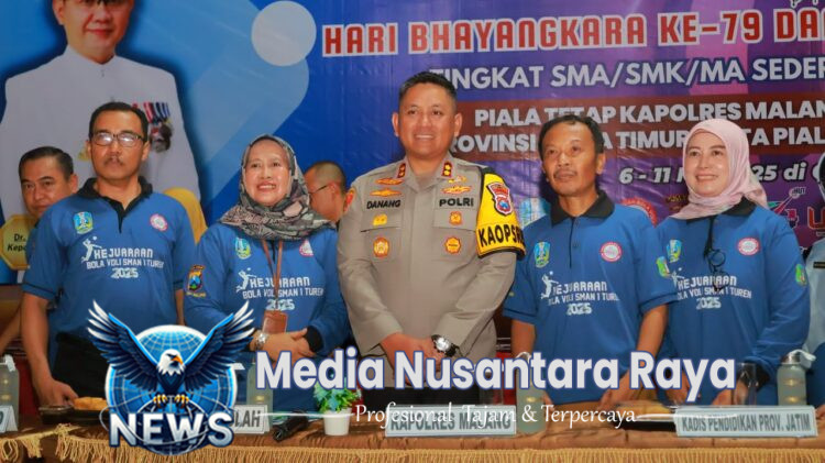 Sambut Hari Bhayangkara, Polres Malang & SMAN 1 Turen Gelar Kejuaraan Voli se-Jawa Bali