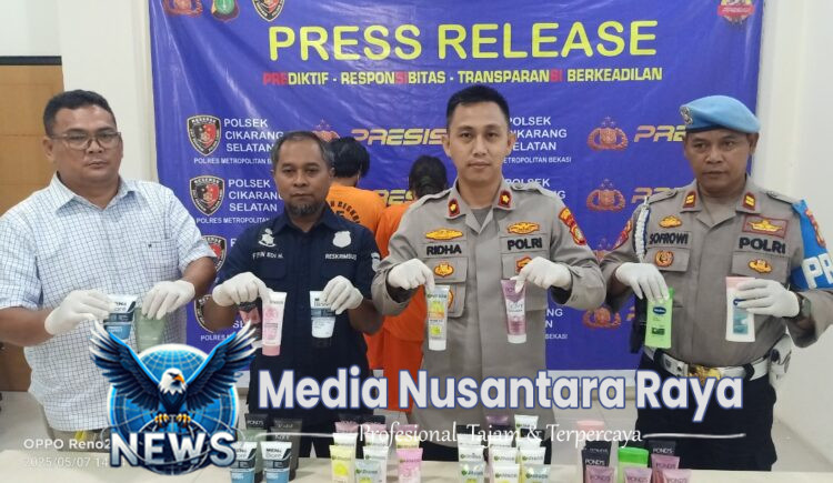 Polsek Cikarang Selatan Tangkap Ibu dan Anak Pelaku Pencurian di Minimarket