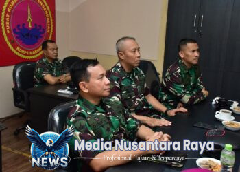 Perkuat Material Tempur Modern, Askomlek Dankormar Tinjau Uji Kesiapan ISR Mobile Puskodal Korps Marinir