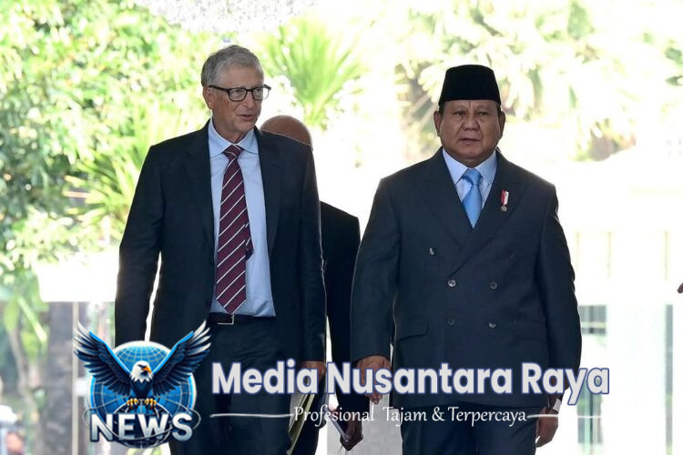 Presiden Prabowo Terima Kunjungan Bill Gates di Istana Merdeka