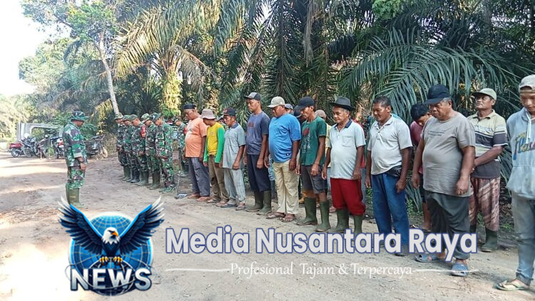 Satgas TMMD Ke 124 Kodim 0320 Dumai Pasang Target, Agar Akses Jalan Kelurahan Bukit Kayu Kapur Tepat Waktu