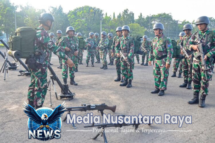 Cek Kesiapsiagaan Personel dan Material, Prajurit Yonif 1 Marinir Laksanakan Apel Organik