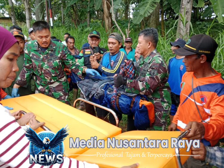 Danramil Purwodadi dan Tim Gabungan Akhirnya Temukan Jasad Hariono