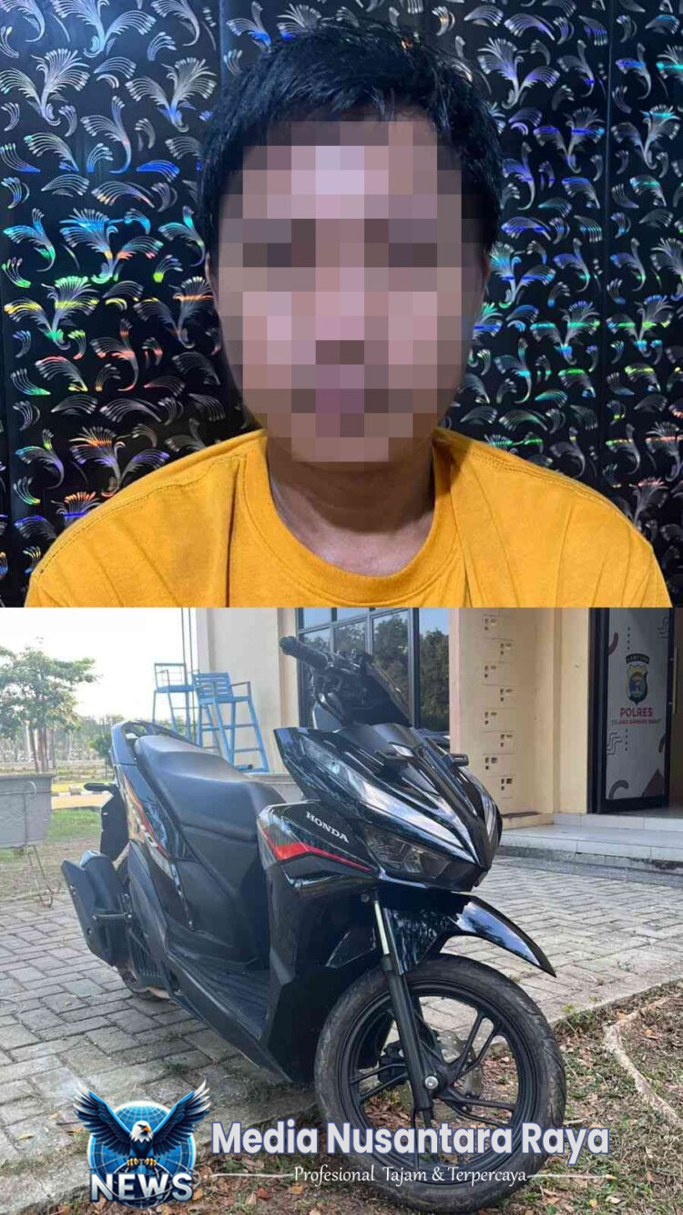 Motor hasil curian dijual COD, Polres Tulang Bawang Barat tangkap Satu Orang Pelaku