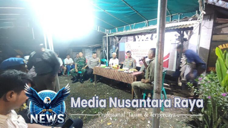 Gelar “Ngopi Kamtibmas” bersama Masyarakat, Kapolsek Cikarang Barat Sosialisasikan Operasi Berantas Jaya 2025