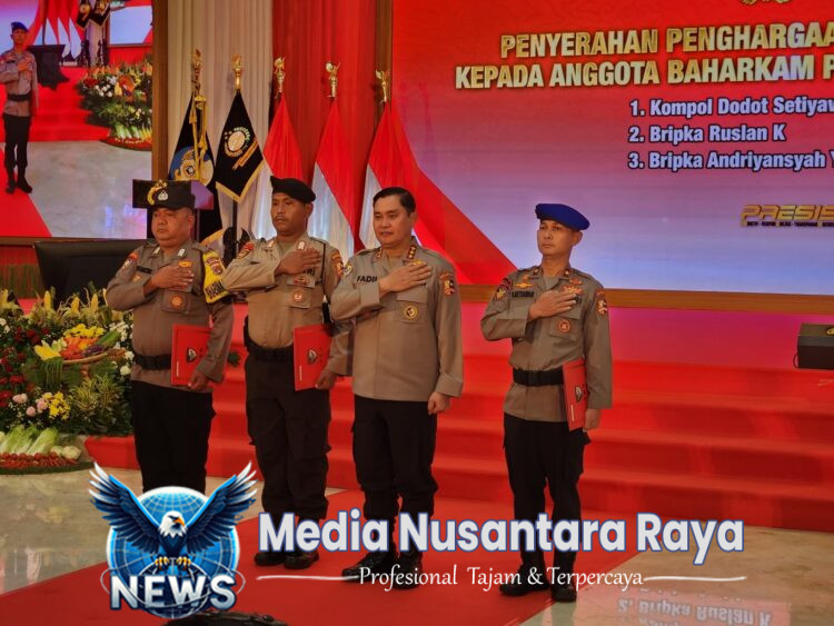 Bripka Andriansyah Raih Penghargaan VICVAPA BRAHMAGOLA dari Baharkam Polri