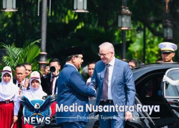 Kunjungan Perdana Pasca Terpilih Kembali, PM Albanese Disambut Meriah di Istana Merdeka Jakarta