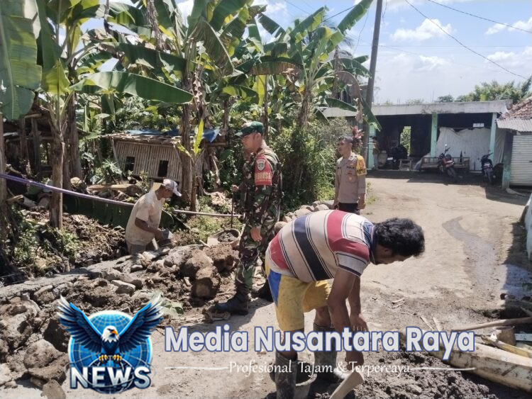 Sinergitas TNI Polri Wilayah Hukum Polsek Dramaga Giat Cooling Sistem Sambang Warga Beri Himbauan Ajak Jaga Kondusifitas Cegah Gangguan Kamtibmas