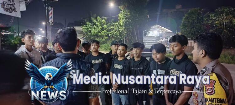 Polsek Dramaga Polres Bogor Laksanakan Patroli KRYD Gabungan 3 Pilar Antisipasi Gangguan Kamtibmas