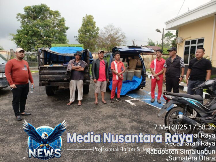 Polres Simalungun Amankan Tiga Kendaraan dan Puluhan Jerigen BBM Subsidi dalam “Operasi Dian Toba 2025