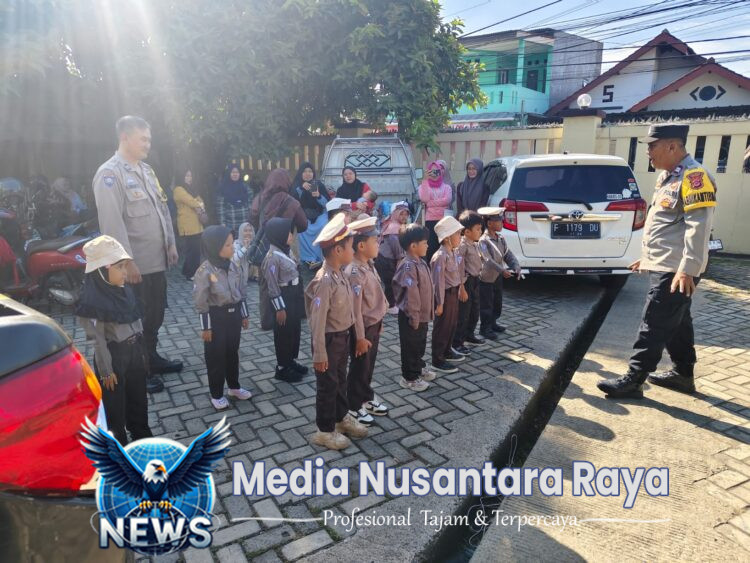 Polsek Ciampea Gelar Kegiatan Polisi Sahabat Anak untuk TK Satu Atap Desa Cinangneng