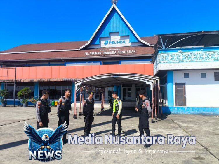 Satgas Preventif Ditsamapta Gelar Patroli Anti Premanisme di Pelabuhan Dwikora Pontianak