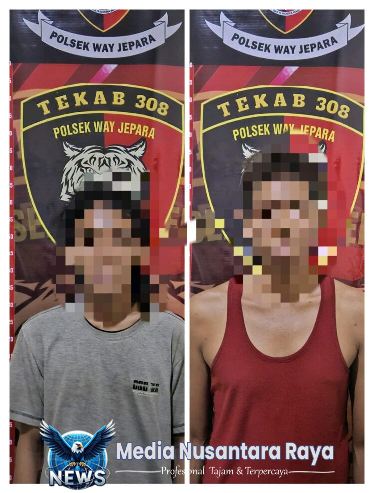 Curi Dan Jual Sebuah Motor, 2 Warga Diamankan Polsek Way Jepara