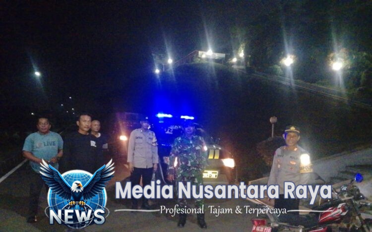 Kapolsek Rumpin Pimpin Patroli Gabungan KRYD, Antisipasi Gangguan Kamtibmas di Titik Rawan