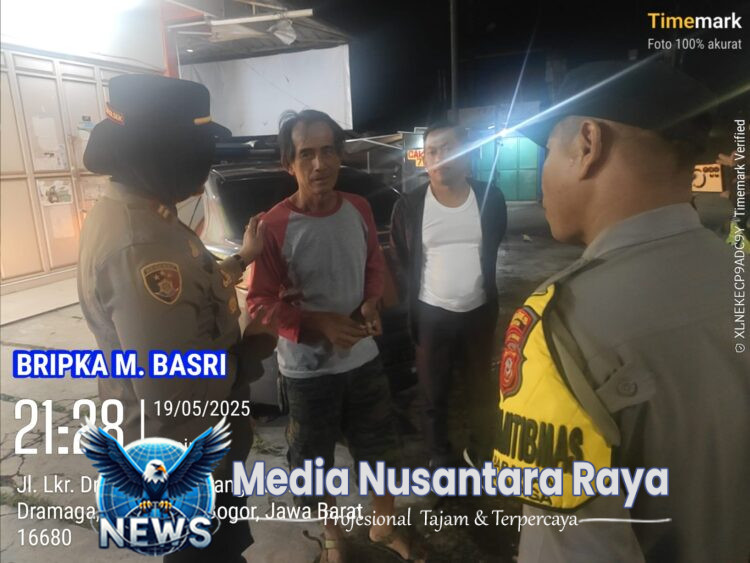 Polsek Dramaga Polres Bogor Laksanakan Patroli KRYD Antisipasi Gangguan Kamtibmas Di Wilayah Hukum Polsek Dramaga