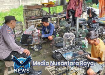 Bhabinkamtibmas Polsek Parungpanjang Sambangi Warga Desa Cikuda, Sampaikan Himbauan Kamtibmas
