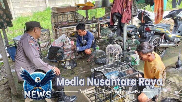 Bhabinkamtibmas Polsek Parungpanjang Sambangi Warga Desa Cikuda, Sampaikan Himbauan Kamtibmas