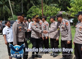 Kapolres Tanggamus Lakukan Kunjungan Kerja ke Polsek Pematangsawa, Tekankan Sinergi Jaga Kamtibmas