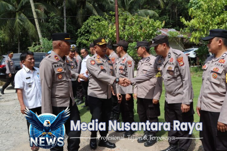 Kapolres Tanggamus Lakukan Kunjungan Kerja ke Polsek Pematangsawa, Tekankan Sinergi Jaga Kamtibmas