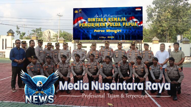 Apel Pelepasan Bintara Remaja OAP di Polres Wonogiri, Kapolres Titip Pesan, Jadilah Jembatan Persatuan Bangsa Dan Pengayom Masyarakat