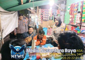 Polsek Dramaga Sinergitas TNI Dan Warga Masyarakat Laksanakan Patroli KRYD Antisipasi Gangguan Kamtibmas Ajak Jaga Kondusifitas, Kapolsek Dramaga Tampak Akrab Berbincang Beri Himbauan