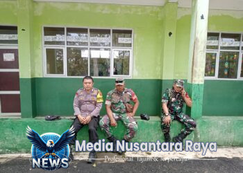 Sinergi TNI-Polri, Bhabinkamtibmas dan Babinsa Sambangi Warga Desa Palasari Cijeruk
