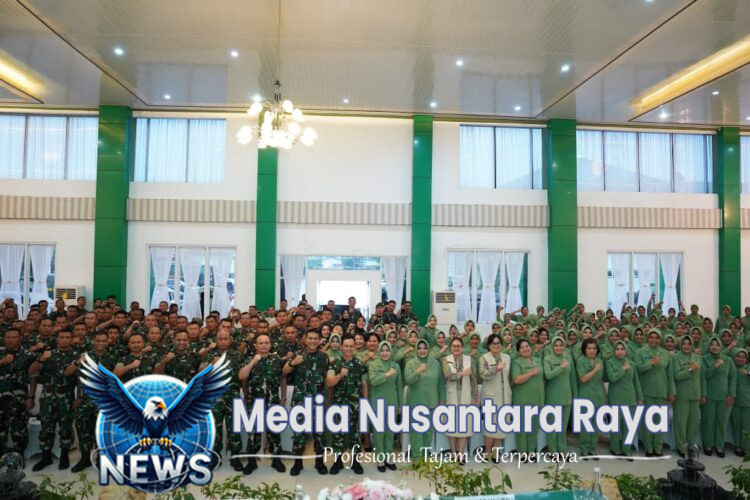 Kunjungi Korem 043/Gatam, Pangdam II/Sriwijaya Berikan Arahan kepada Prajurit, PNS, dan Persit