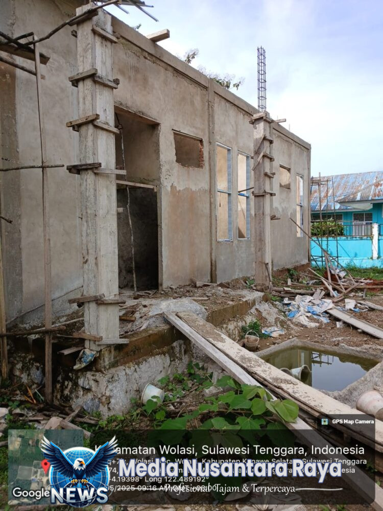 Gedung Puskesmas wolasi Terbengkalai LPMP Sultra, Adukan Dinkes Konsel Ke polda sultra