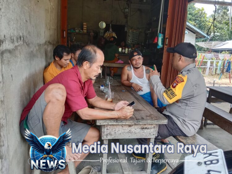 Bhabinkamtibmas Polsek Air Besar Berikan Imbauan Tolak Aksi Premanisme dan Pungli