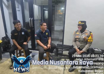 Kapolsek Dramaga Pimpin Patroli KRYD Antisipasi Gangguan Kamtibmas, Pastikan Wilayah Hukum Kecamatan Dramaga Aman Kondusif
