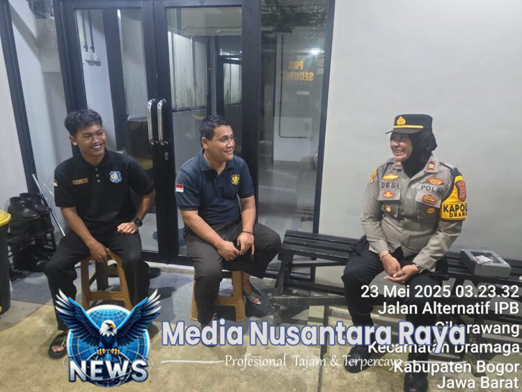 Kapolsek Dramaga Pimpin Patroli KRYD Antisipasi Gangguan Kamtibmas, Pastikan Wilayah Hukum Kecamatan Dramaga Aman Kondusif