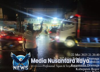 Kapolsek Dramaga Pimpin Patroli KRYD Antisipasi Gangguan Kamtibmas, Pastikan Wilayah Hukum Kecamatan Dramaga Aman Kondusif
