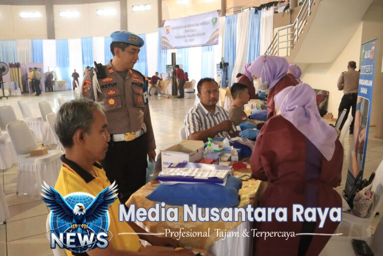 Pemeriksaan Kesehatan Berkala Tahun Anggaran 2025, Polres Bogor Pastikan Kesehatan Anggota Tetap Terjaga