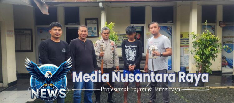 Perkelahian Antar Pemuda di Ciawi, Polsek Ciawi Amankan Pelaku Pembawa Sajam